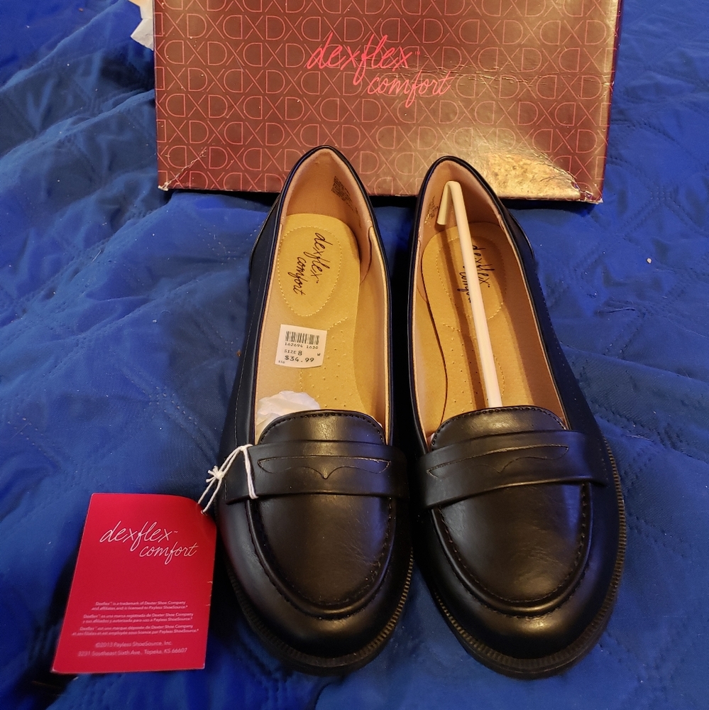 Dexflex Penny Loafers, size 8 wide
